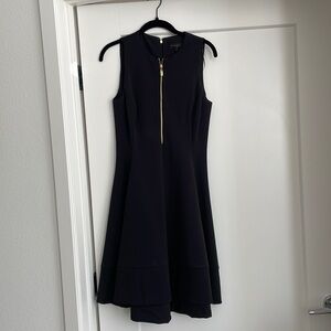 DKNY fit and flare dress
